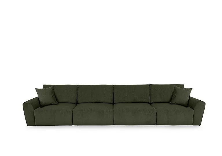 Gemini Fabric 4 Seater Power Glider Sofa