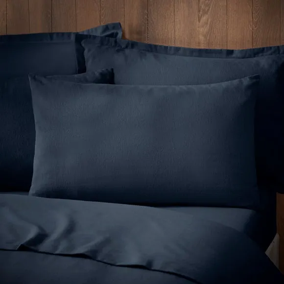 Soft & Cosy Luxury 100% Brushed Cotton Standard Pillowcase Pair