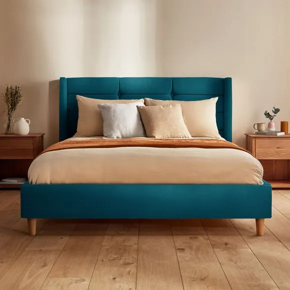 Silentnight Lilith Bed Frame, Velvet 2