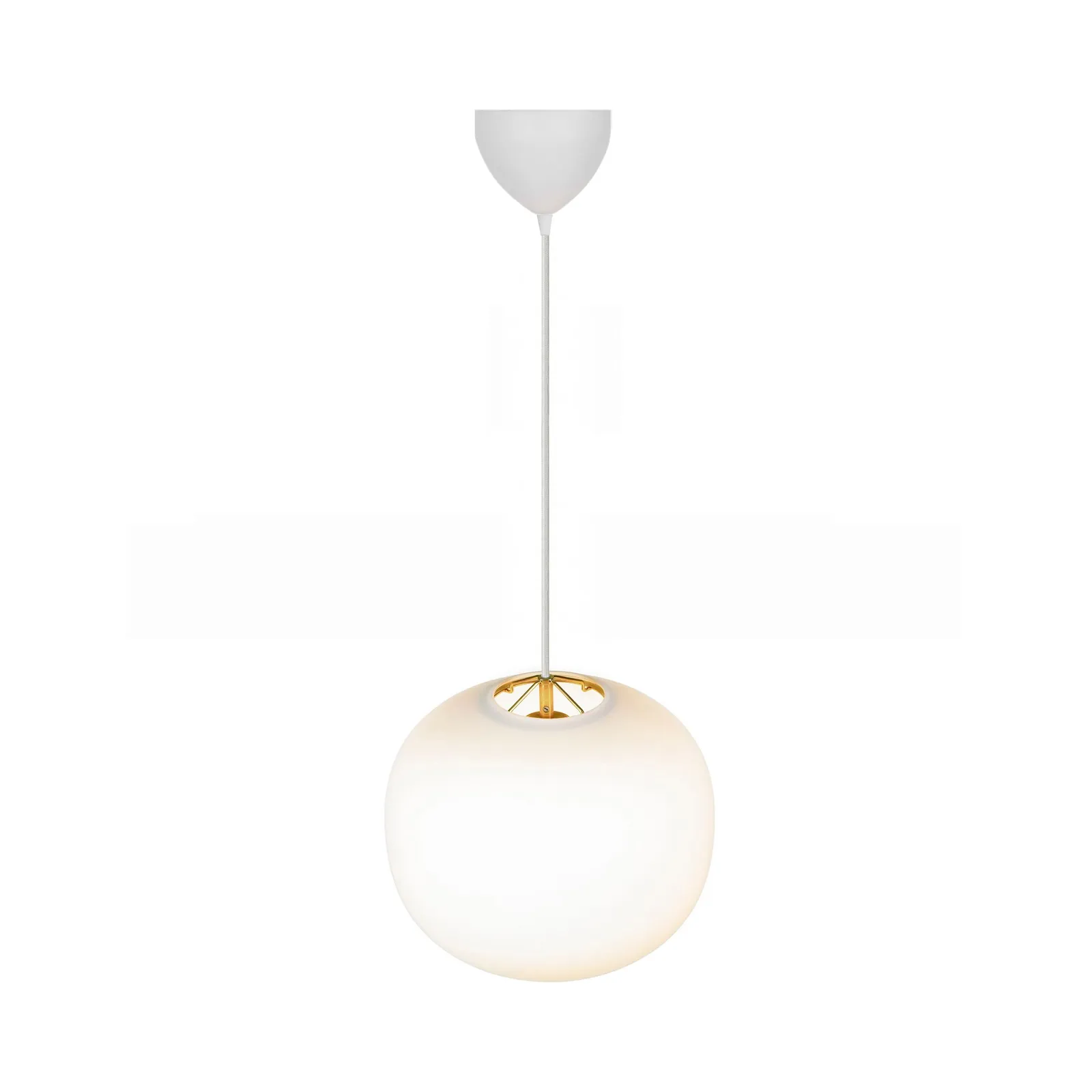 Nordlux Navone Pendant Light Opal White Glass Dining Room E27 Mains 20cm 2