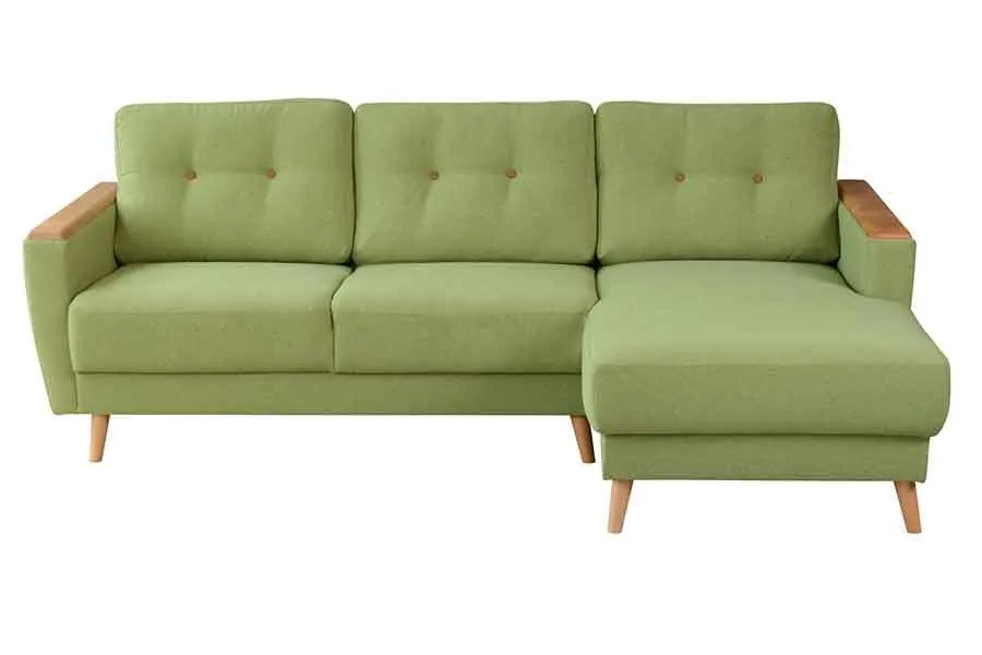 Expo Right hand Corner Sofa  Malaga Apple Green
