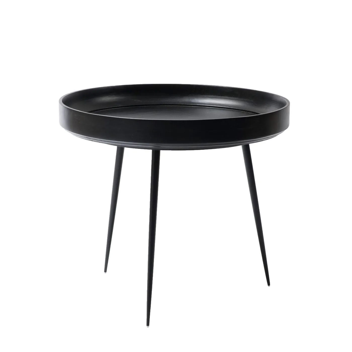 Mater Bowl Table Large Black Stained Mango Wood 2
