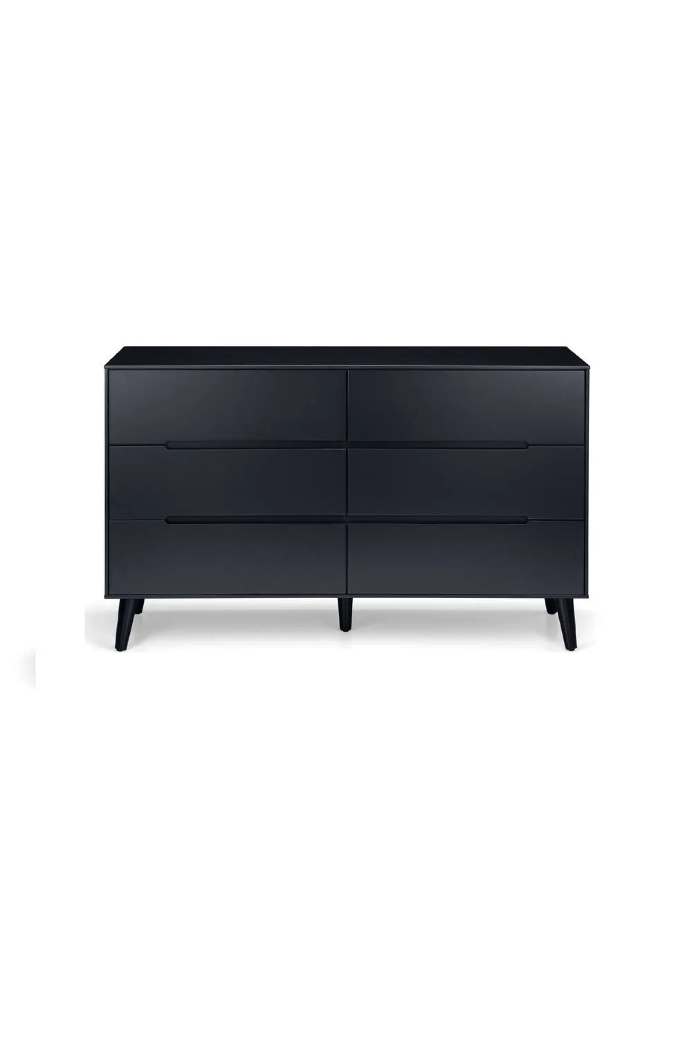 Julian Bowen Alicia 6 Drawer Wide Chest in Black 4