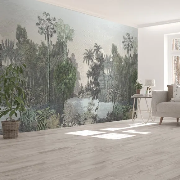 Vintage Tropical Wall Mural 2