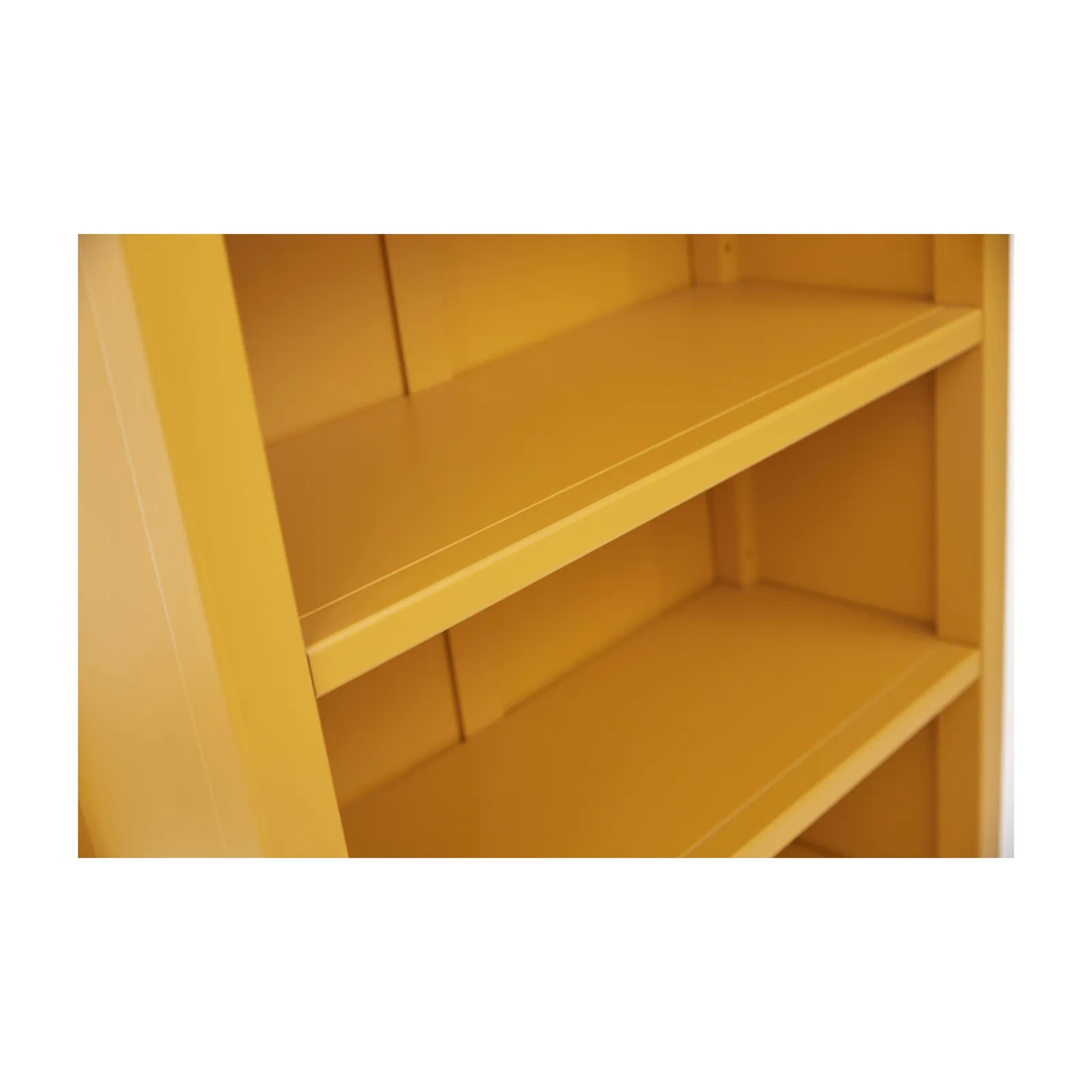 Cabinet Bits Palazzi 4 Tier Bookcase H127 W69 D25cm in Mustard 5