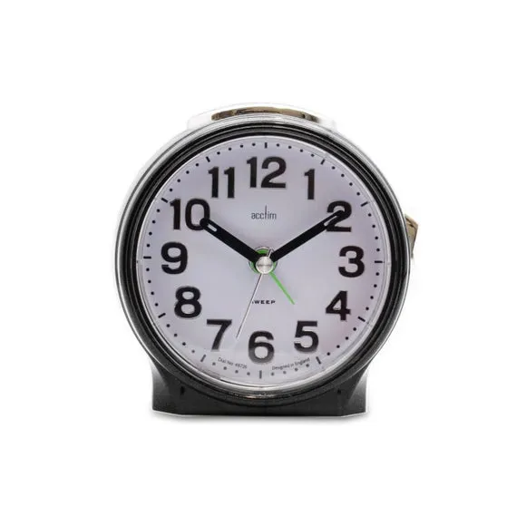 Acctim Eden Non Ticking Analogue Alarm Clock 2