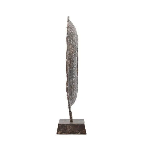 Crossland Grove Keanu Circle Sculpture 690mm, Orange 4
