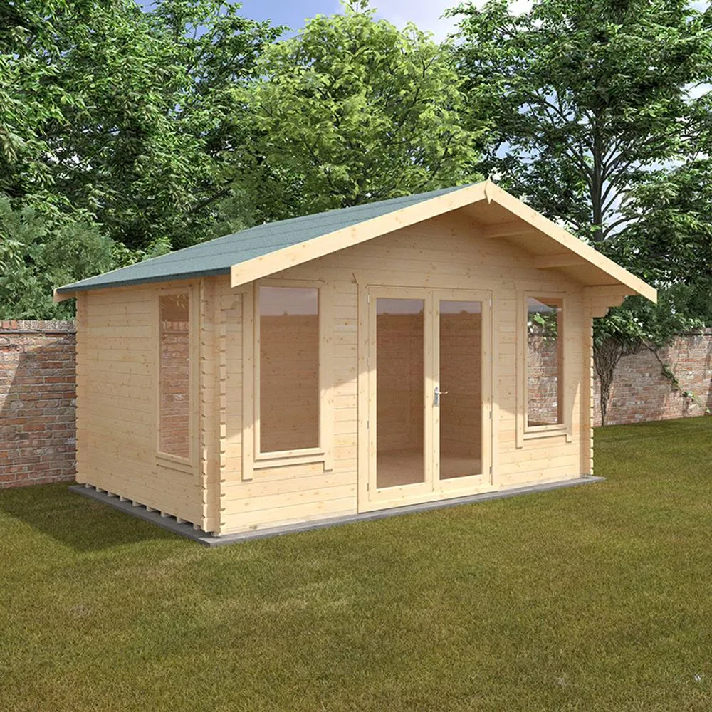 Buttercup Farm 10x16 The Sutton 44mm Cabin - L295 x W475 x H292.6 cm in Natural 2