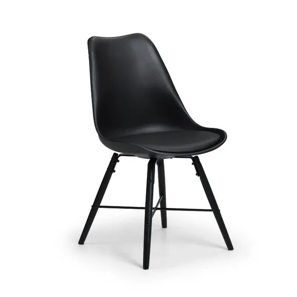 Kari Set of 2 Dining Chairs, Faux Leather 2