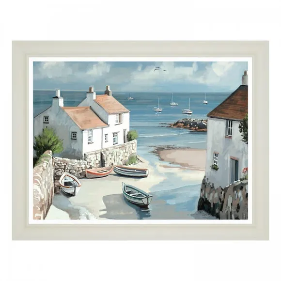 Cedar & Sage Calm Cove Framed Canvas 4
