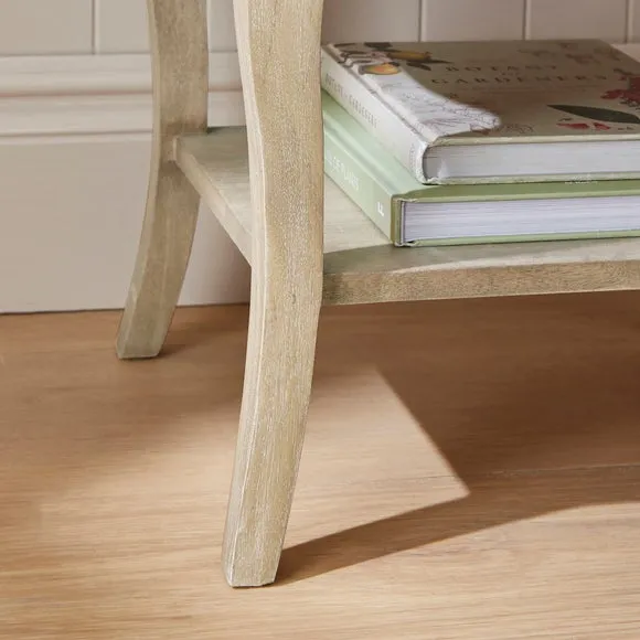 Giselle 1 Drawer Bedside Table, Mango Wood 4