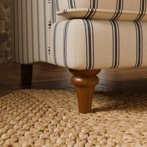 Beatrice II Folkstone Stripe Single Snuggle Sofa Bed 5