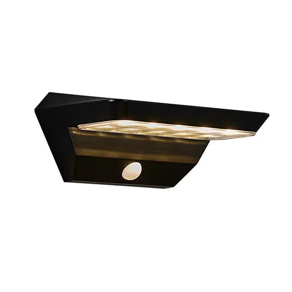 Agena Solar - Wall light - Black, Black 2