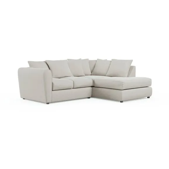 Blake Soft Texture Chenille Corner Chaise Sofa 6
