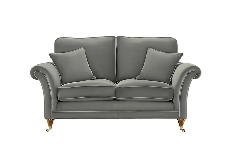 Burghley 2 Seater Leather Sofa - Como Slate