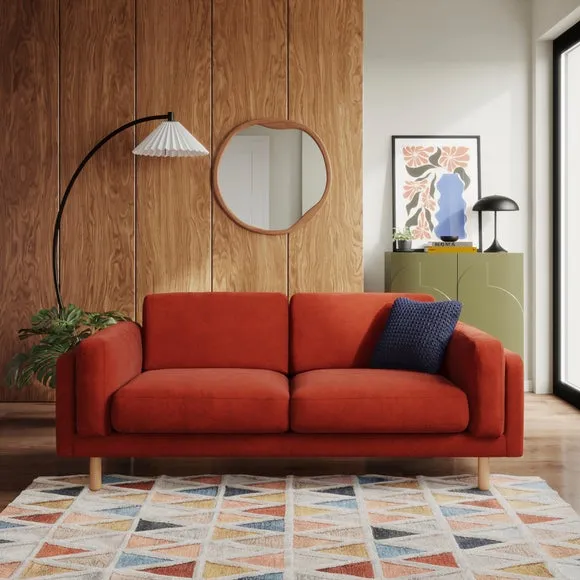 Newton Luxe Chenille 3 Seater Sofa 1