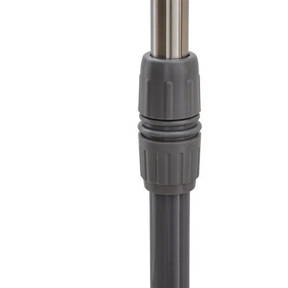 Silver Extendable Clothes Rail with Wheels 4
