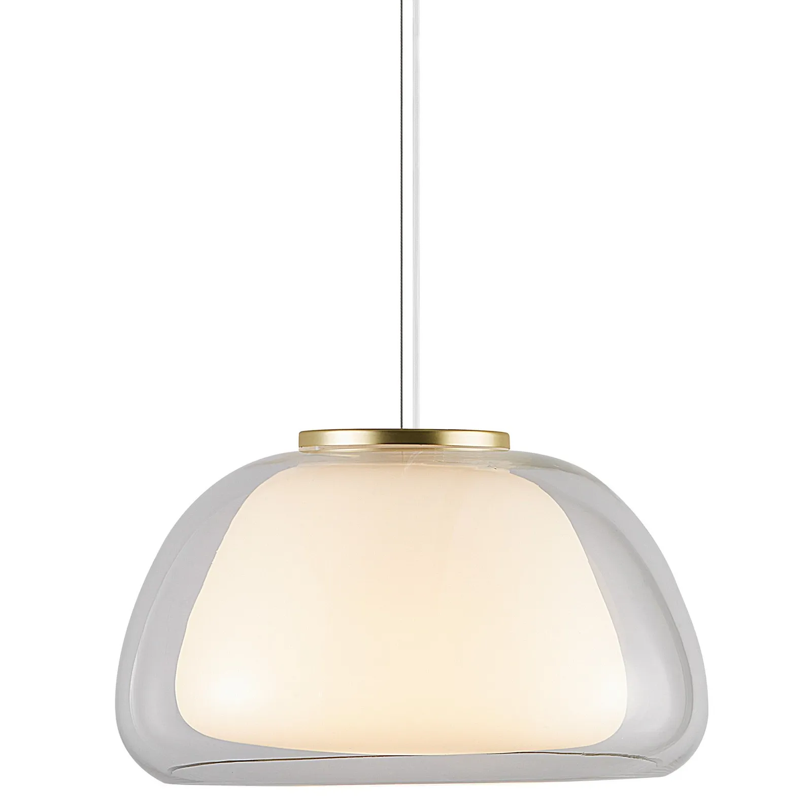 Nordlux Jelly Pendant Light Clear Glass Dining Room E27 Mains 39cm 2