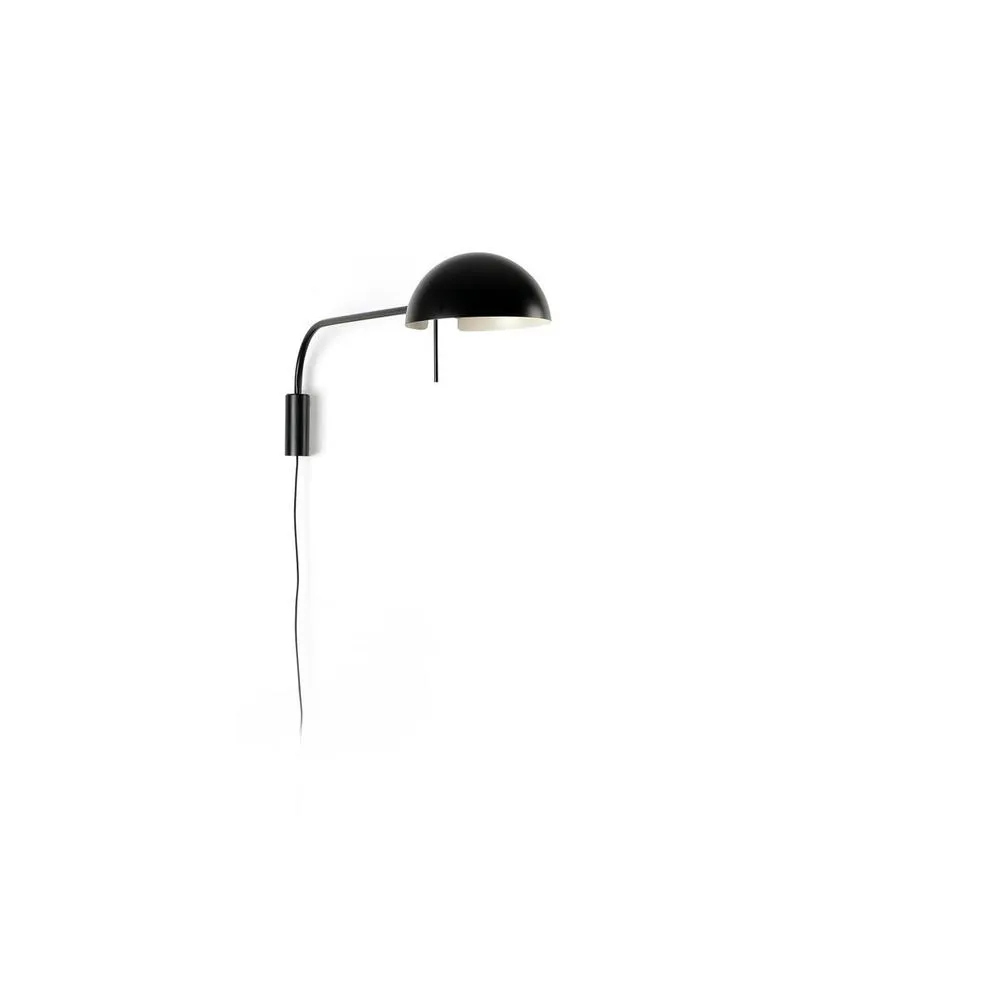 Netlighting Dominica Extra Large Dome Wall Lamp Matt Black 5