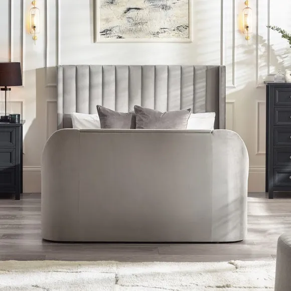 Clara Side Lift Ottoman TV Bed Frame 3