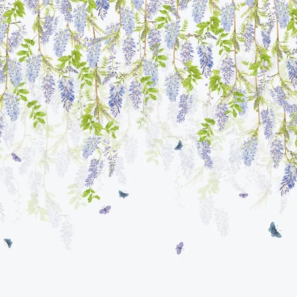 Whispering Wisteria Wall Mural 3