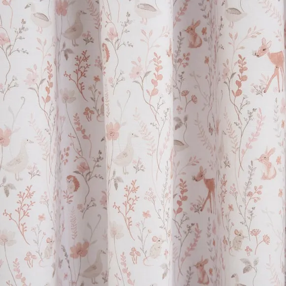 Woodland Floral Eyelet Curtains 3