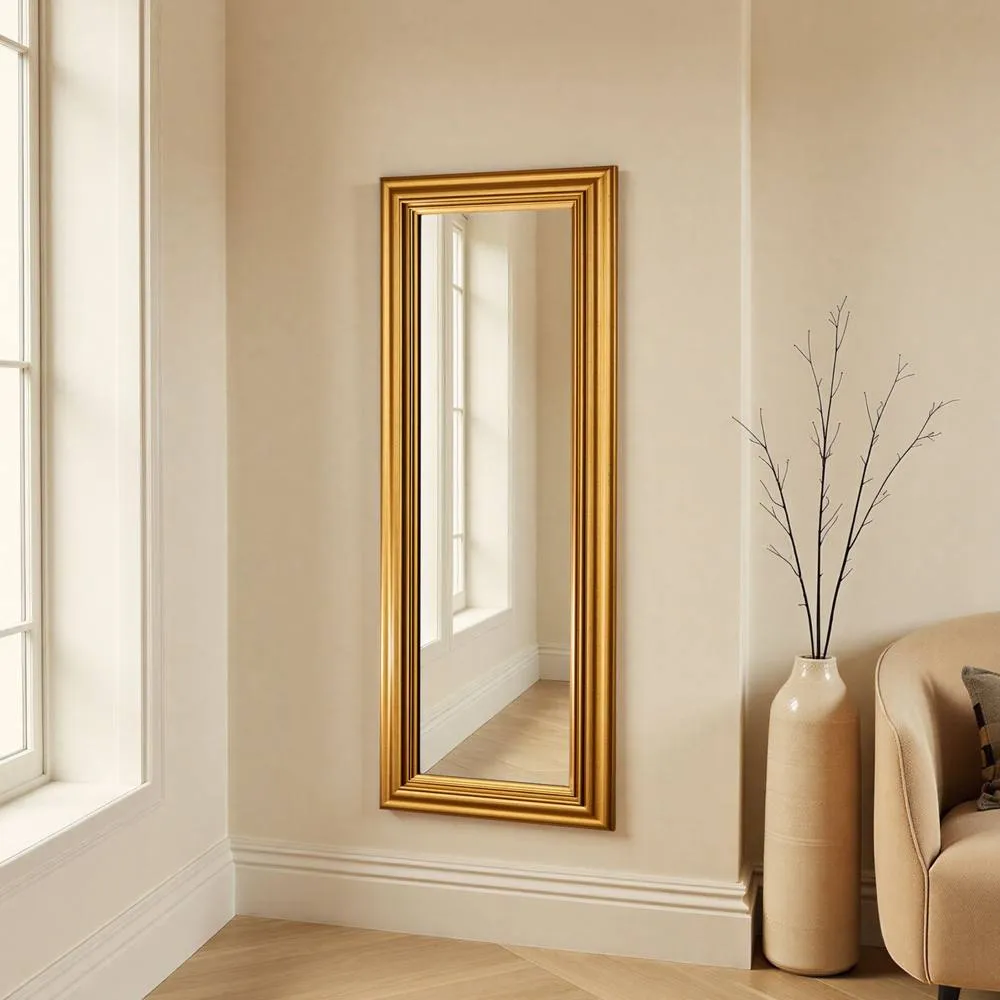 Yearn Mirrors Contemporary Gold Framed Bevelled Mirror 2