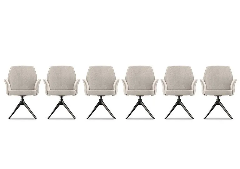 Julio Set of 6 Dining Arm Chairs