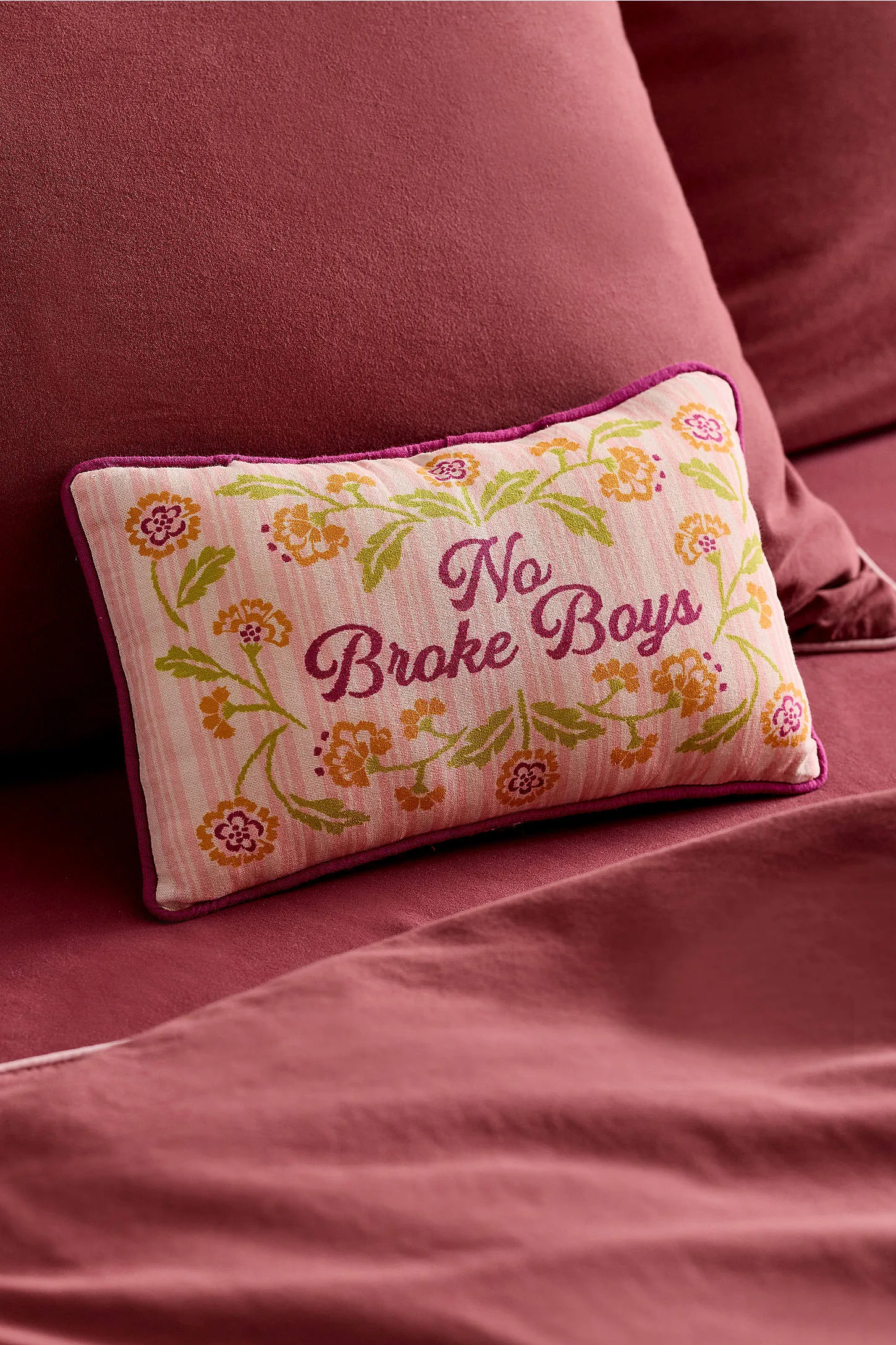 No Broke Boys Mini Cushion 3