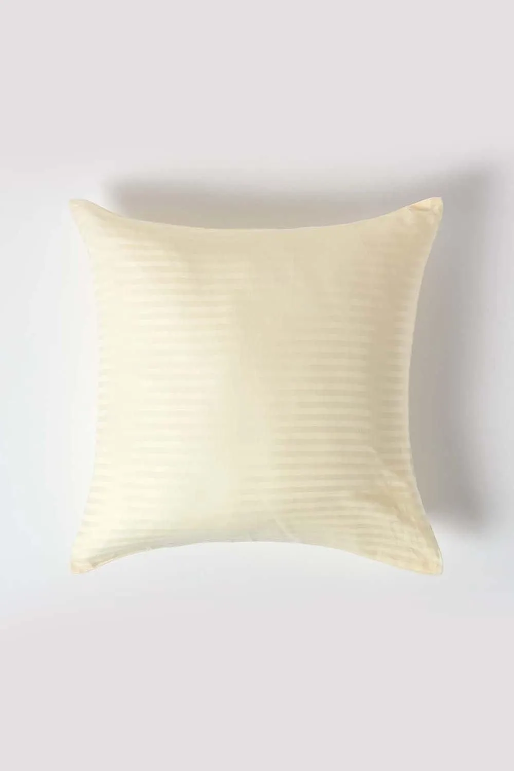 Homescapes Continental Pillowcase Egyptian Cotton 330 TC, 60 x 60 cm in Bright Yellow 1