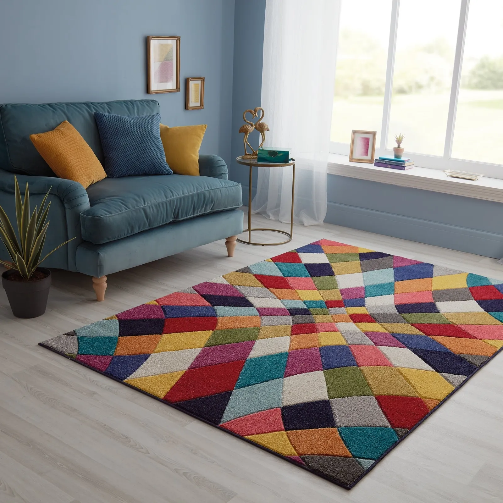 Spectrum Rhumba Geometric Rug 1