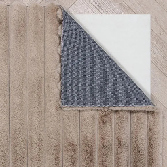 Cord Faux Fur Supersoft Rug 3
