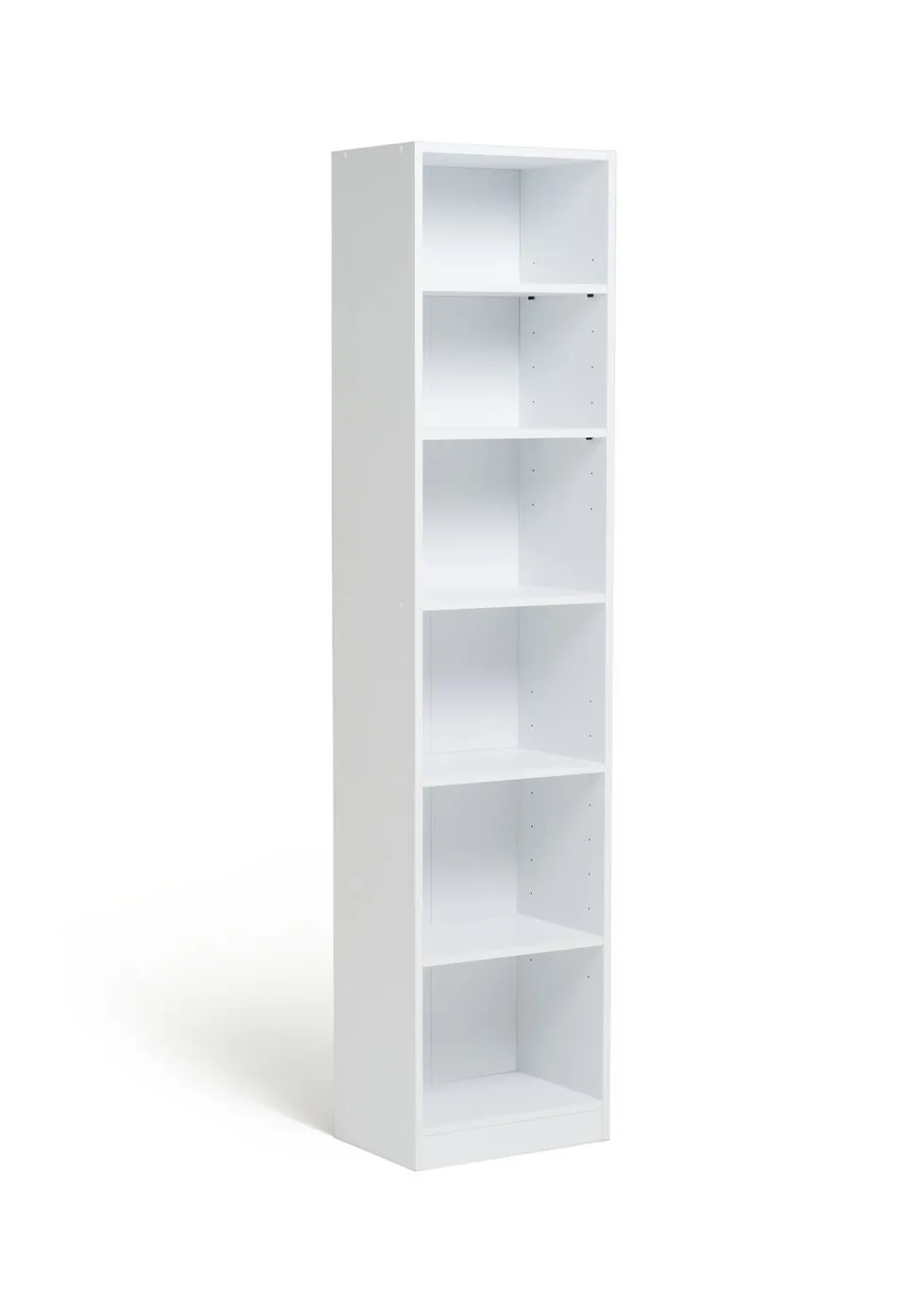 Argos Home Maine 5 Shelf Half Width Bookcase - White