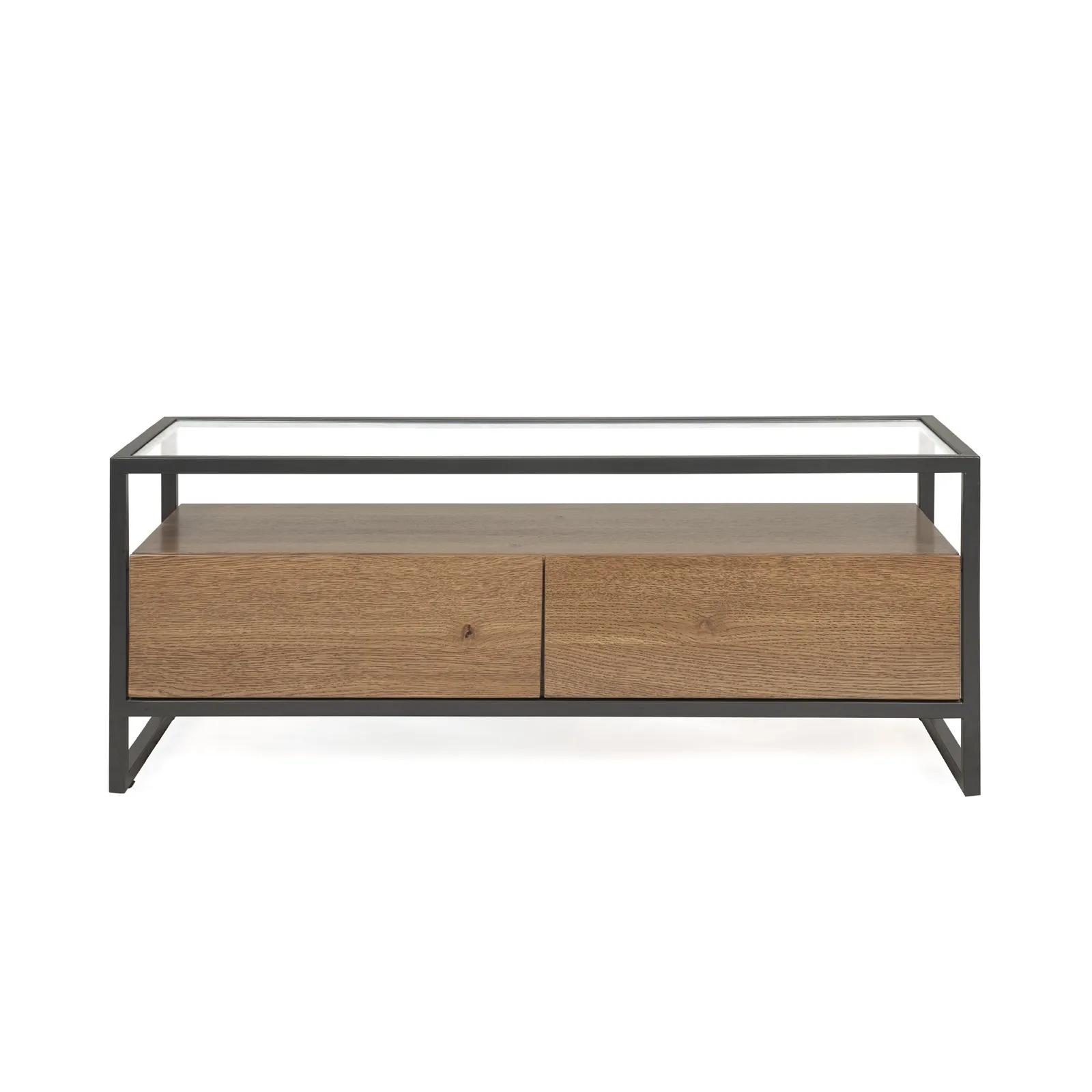 Dillon TV Stand Oak Brown and Grey