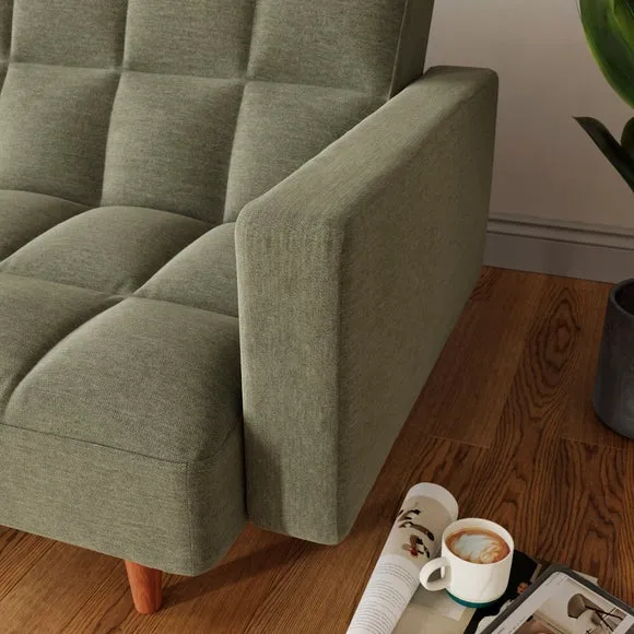 Waffle Chenille Clic Clac Sofa Bed 3