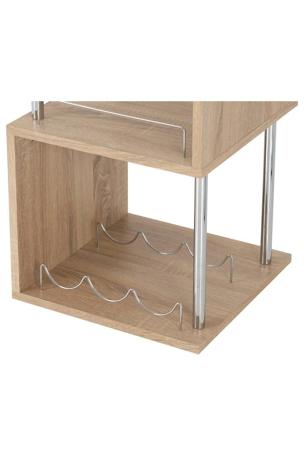 Seconique Charisma Home Bar Table in Light Oak 3