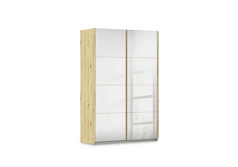 Freja 136cm 2 Door Sliding Mirror Wardrobe