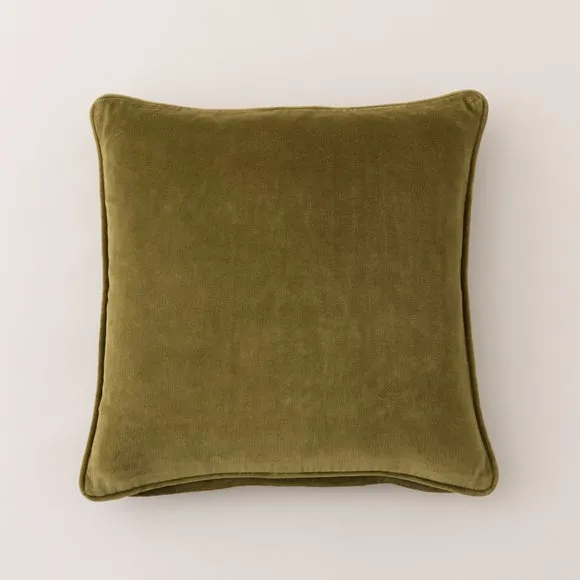 Clara Cotton Velvet Square Cushion 2