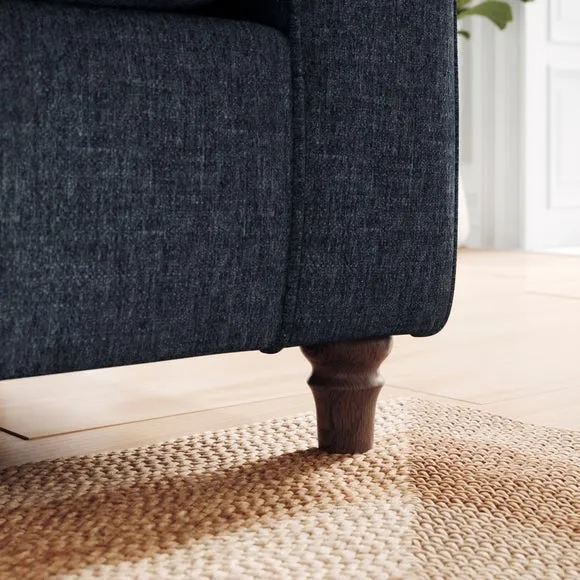 Flori Soft Chenille 4 Seater Sofa 5