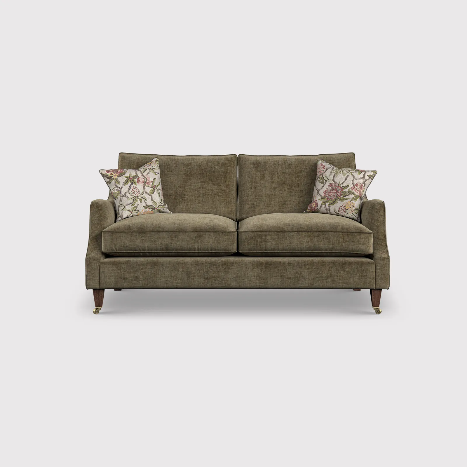 English Heritage Quarry 26 Medium Sofa- Pre-Set Scatters, Green Fabric | Barker & Stonehouse 1