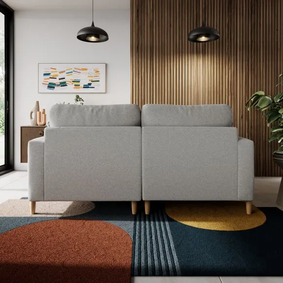 Apollo Soft Texture Corner Chaise Sofa 3