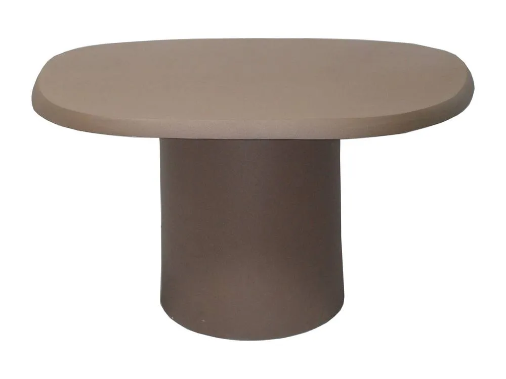Vente-unique Metal Coffee Table - Taupe - ZINARA in Brown 4