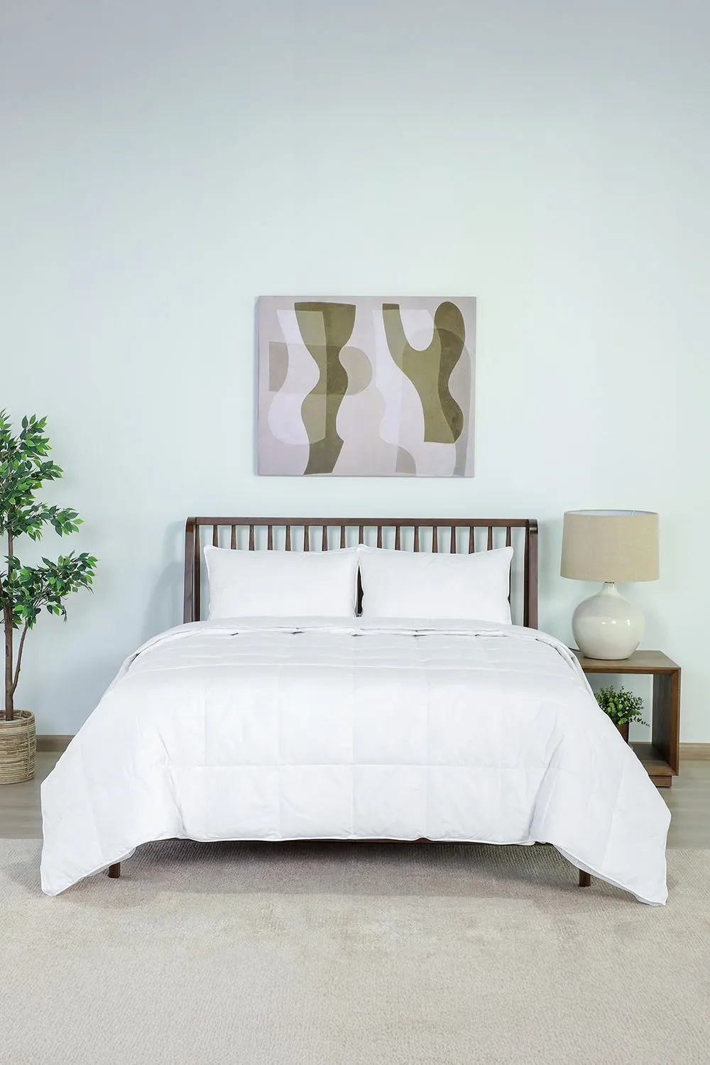 Martex Duck Feather & Down 3-in-1 Duvet - All Seasons (4.5 + 9 Tog) in White 1
