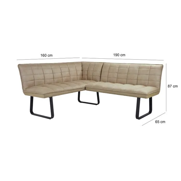 Indus Valley Aura Corner Bench Set 3