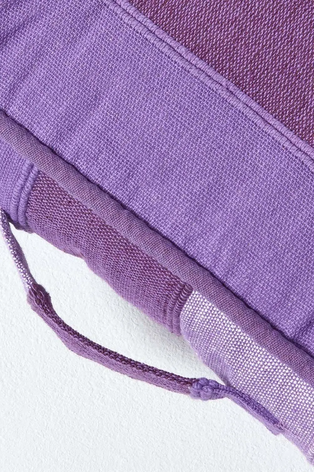 Homescapes Morocco Striped Cotton Floor Cushion in Mauve 4