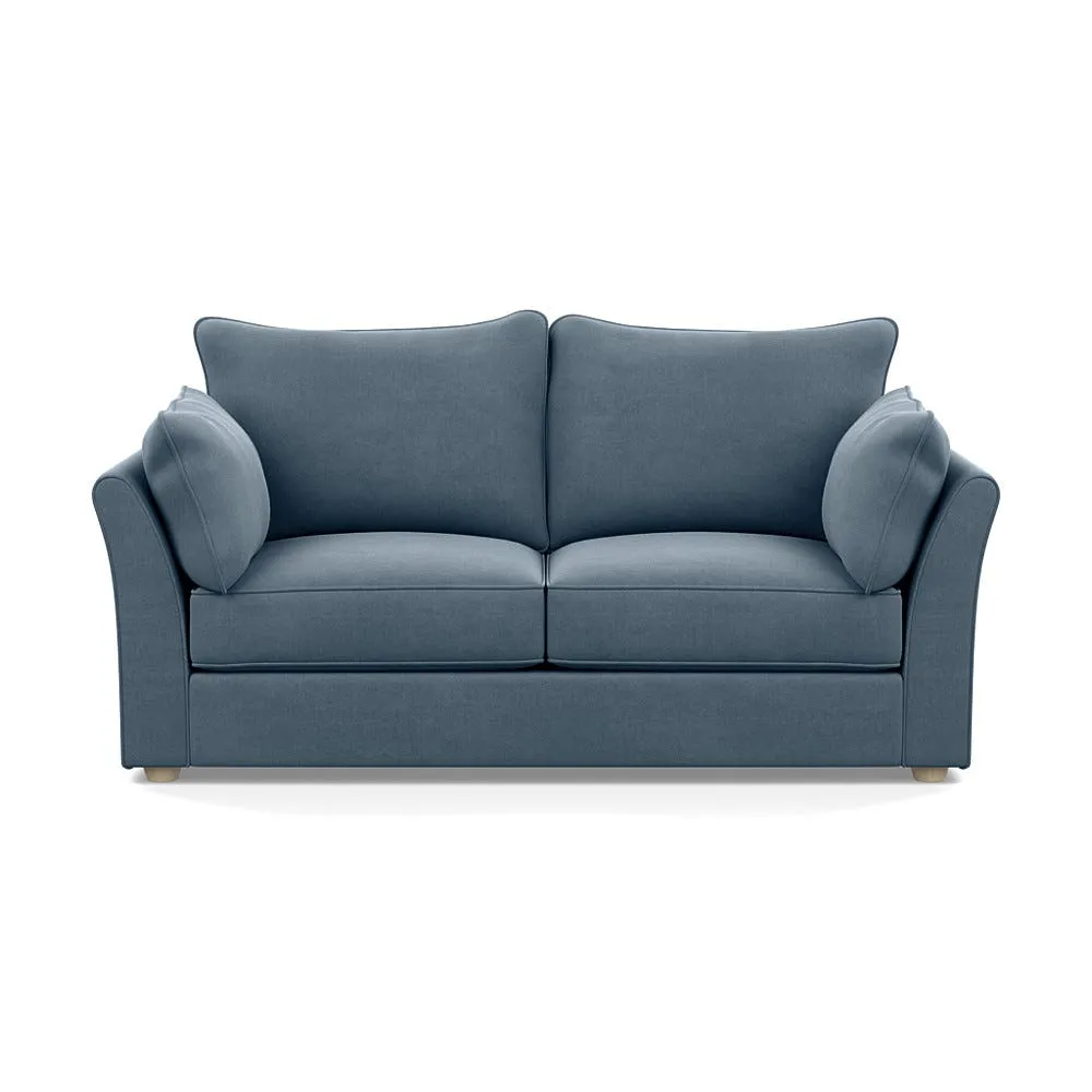 Heal's Tailor 3 Seater Sofa Capelo Linen-Cotton Mineral Natural Beech Feet 1