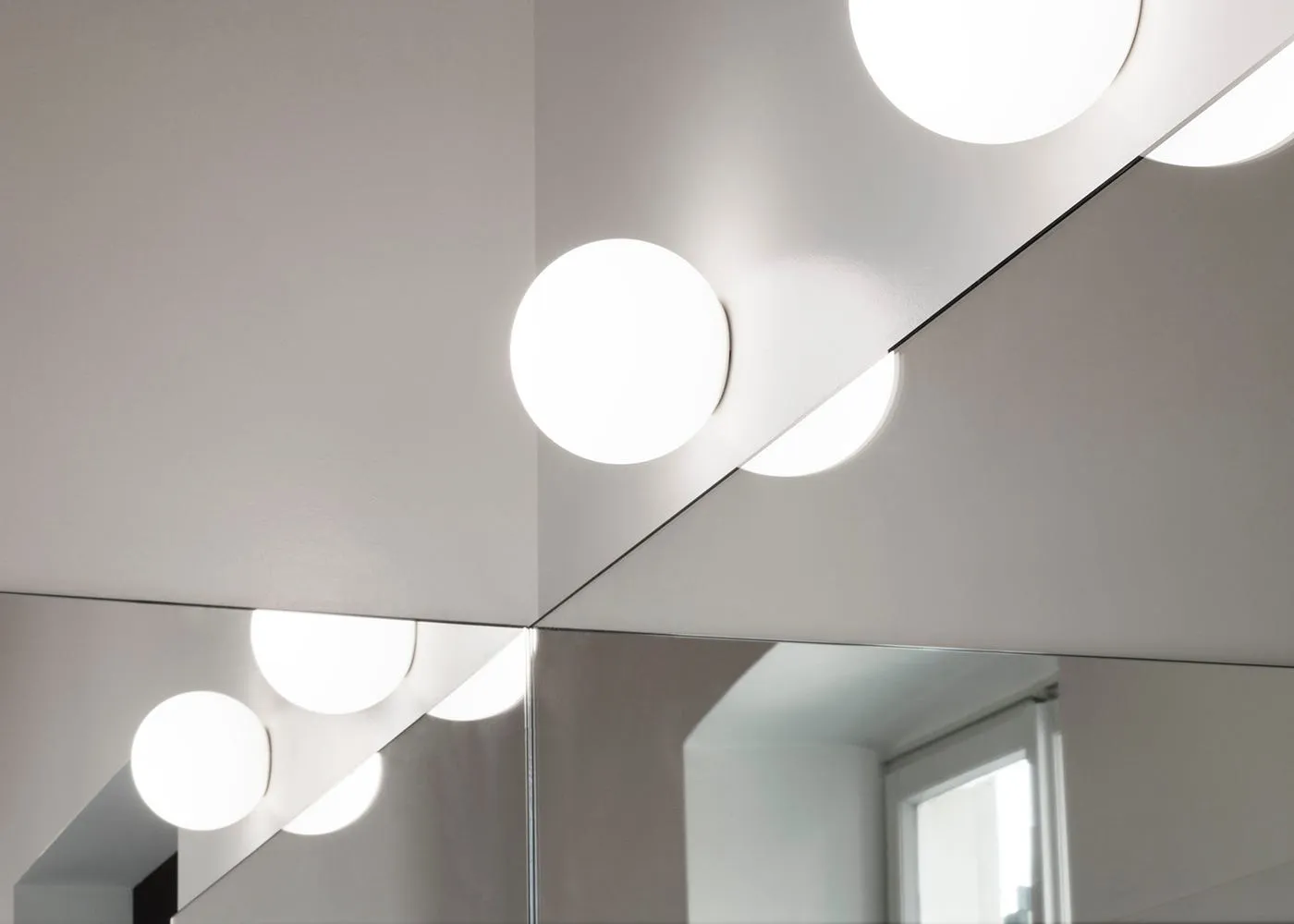 Artemide Dioscuri Wall/Ceiling Light White 14cm 3