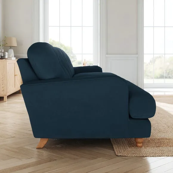 Martha Matte Plush Velvet 4 Seater Sofa 2