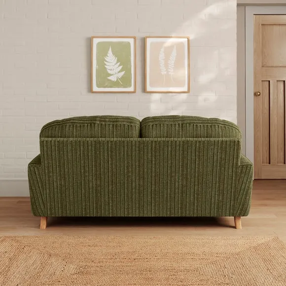 Martha Chunky Chenille Stripe 2 Seater Sofa 2