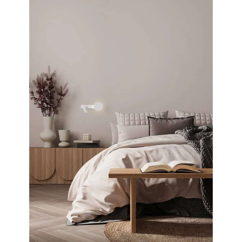 Netlighting Noima Reading Wall Light Sandy White LED 9W 543lm 3000K 2